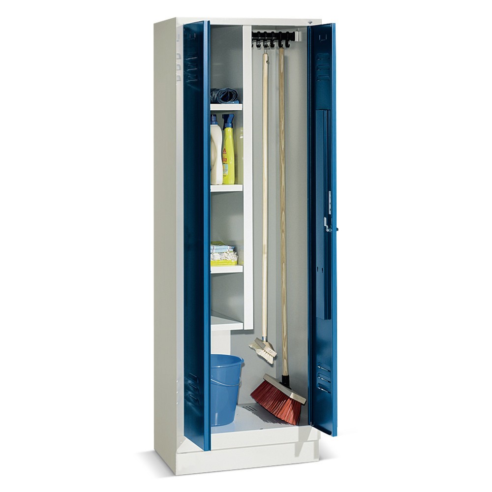 Schoonmaakkast C+P Classic met draaivergrendeling, hxbxd 1.850 x 610 x 500 mm