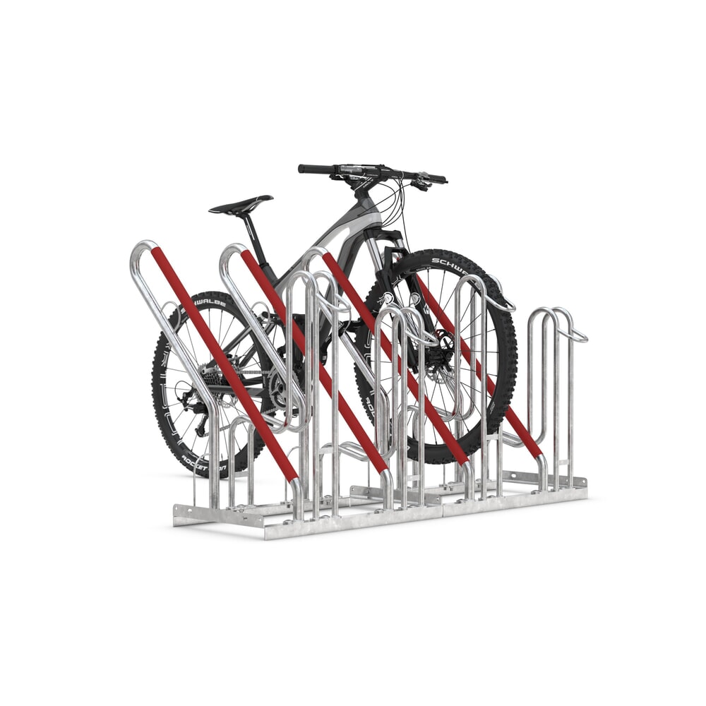 Productafbeelding nr. 9: Beugelfietsrek, 1-zijdig, 2 plaatsen