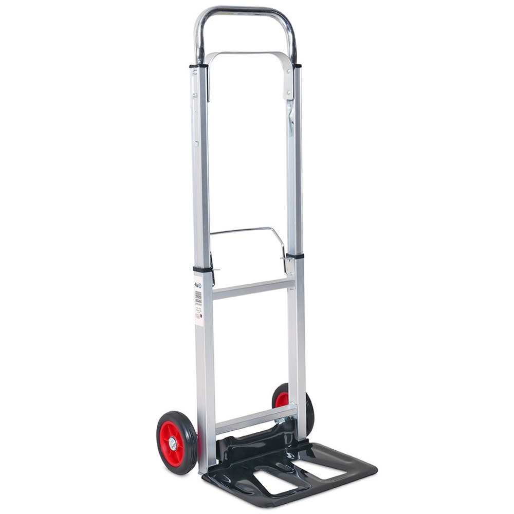 Product afbeelding: Transport- en steekwagen van aluminium, in elkaar schuifbaar, hxbxd 1.080 x 400 x 400 mm, draagvermogen 90 kg
